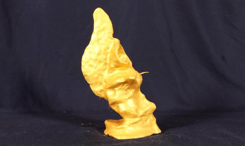 43 Tibet Sculptures of Peace Connection Francia Corpi d'Argilla Dipinti d'Oro Claudio Arezzo di Trifiletti