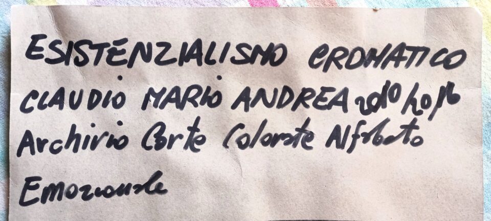 esistenzialismo cromatico archivio carte colorate intro